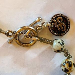 Modern MALA, 6mm semiprecious 1st quality beads sterling findings